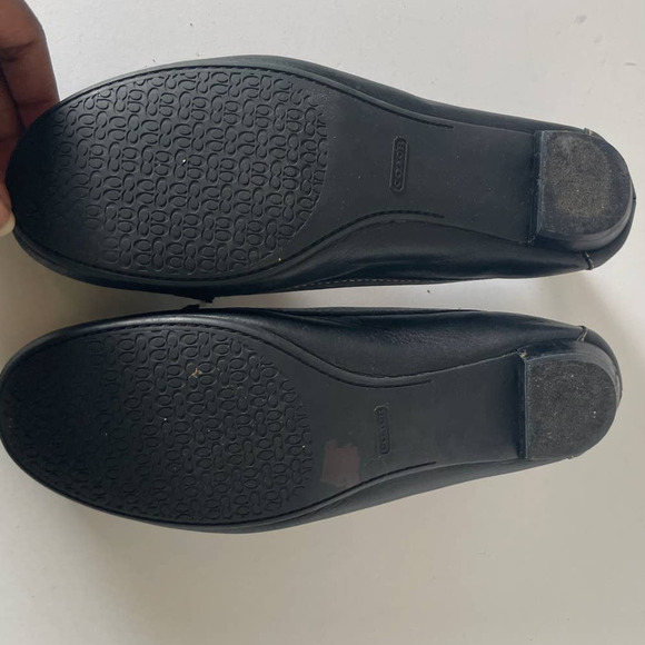 Coach Black Buckle Front Low Heel Karly Flats, Size 6 🗣 - Picture 5 of 5